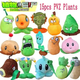 1pcs Plants Vs Zombies 2 Stuffed Plush Toys Doll PVZ 15-20cm Plants Soft Plush Toy for Kids Party Toys 15 Styles to Optional