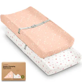 2-Pack Soothe Changing Pad Covers (Butterflies)