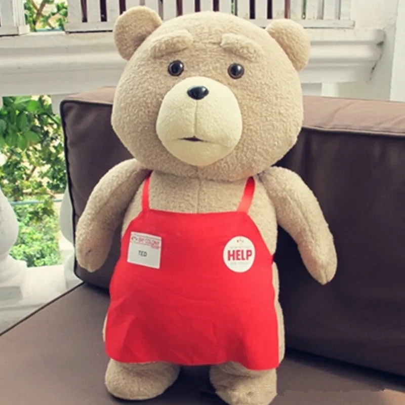 2017 45CM Teddy Bear Ted 2 Plush Toys 46CM Soft Stuffed Animals Ted Bear Plush Dolls kids Birthday Gif Baby Toys For Children