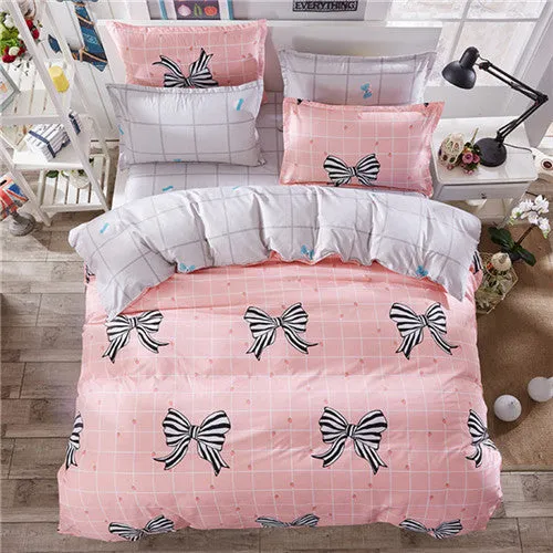 2017 new style fashion style queen/full/twin size bed linen set bedding set sale bedclothes duvet cover bed sheet pillowcases