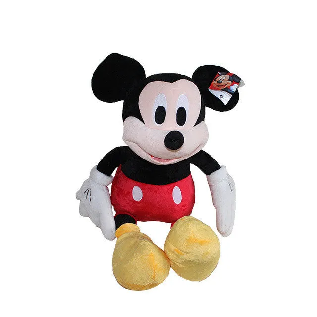 28CM-30CM  Lovely Mickey Mouse And Minnie Mouse Stuffed animal Soft Plush Toys Christmas Gifts education plush toys