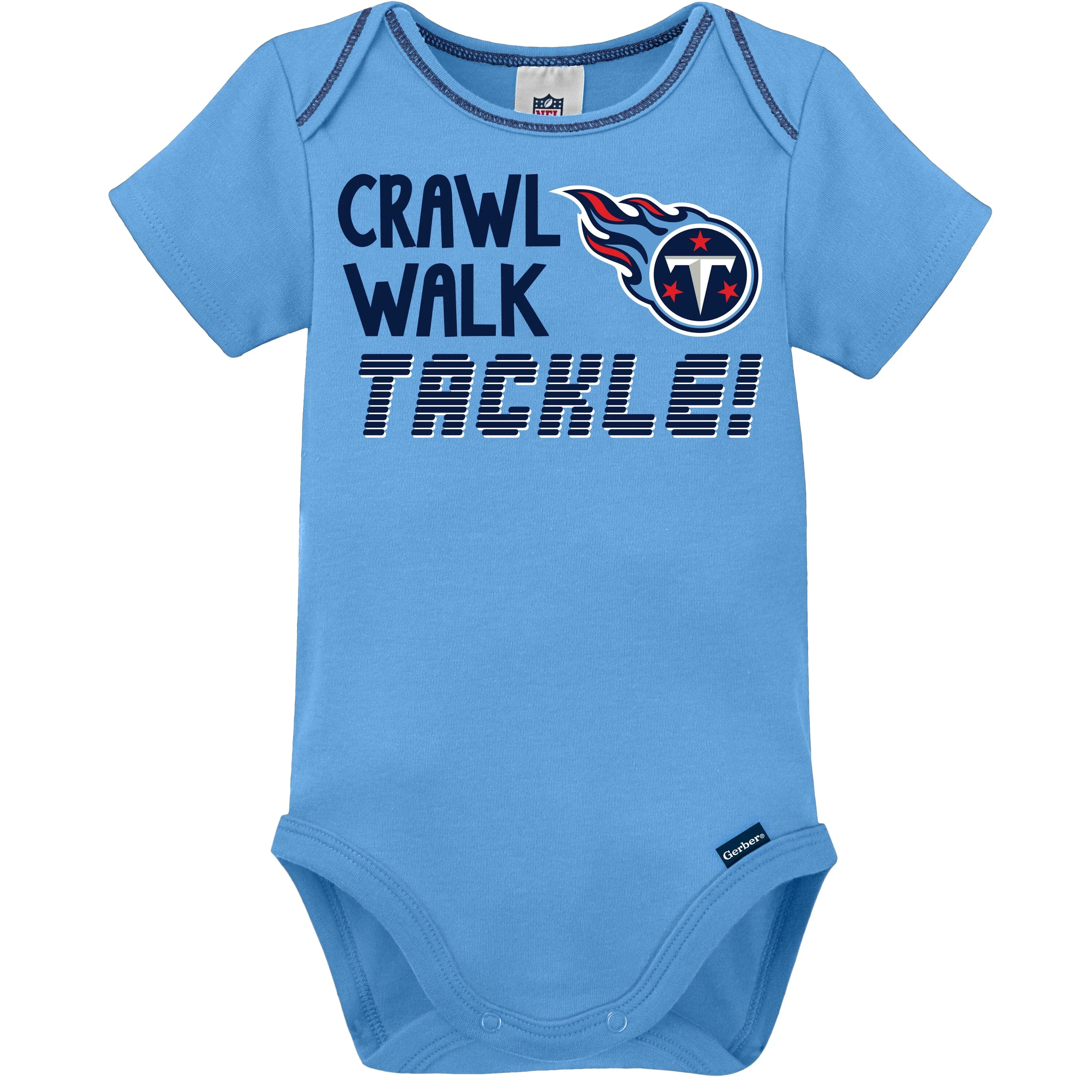 3-Pack Baby Boys Tennessee Titans Short Sleeve Bodysuits