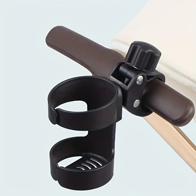 360 Rotatable Black Stroller Cup Holder