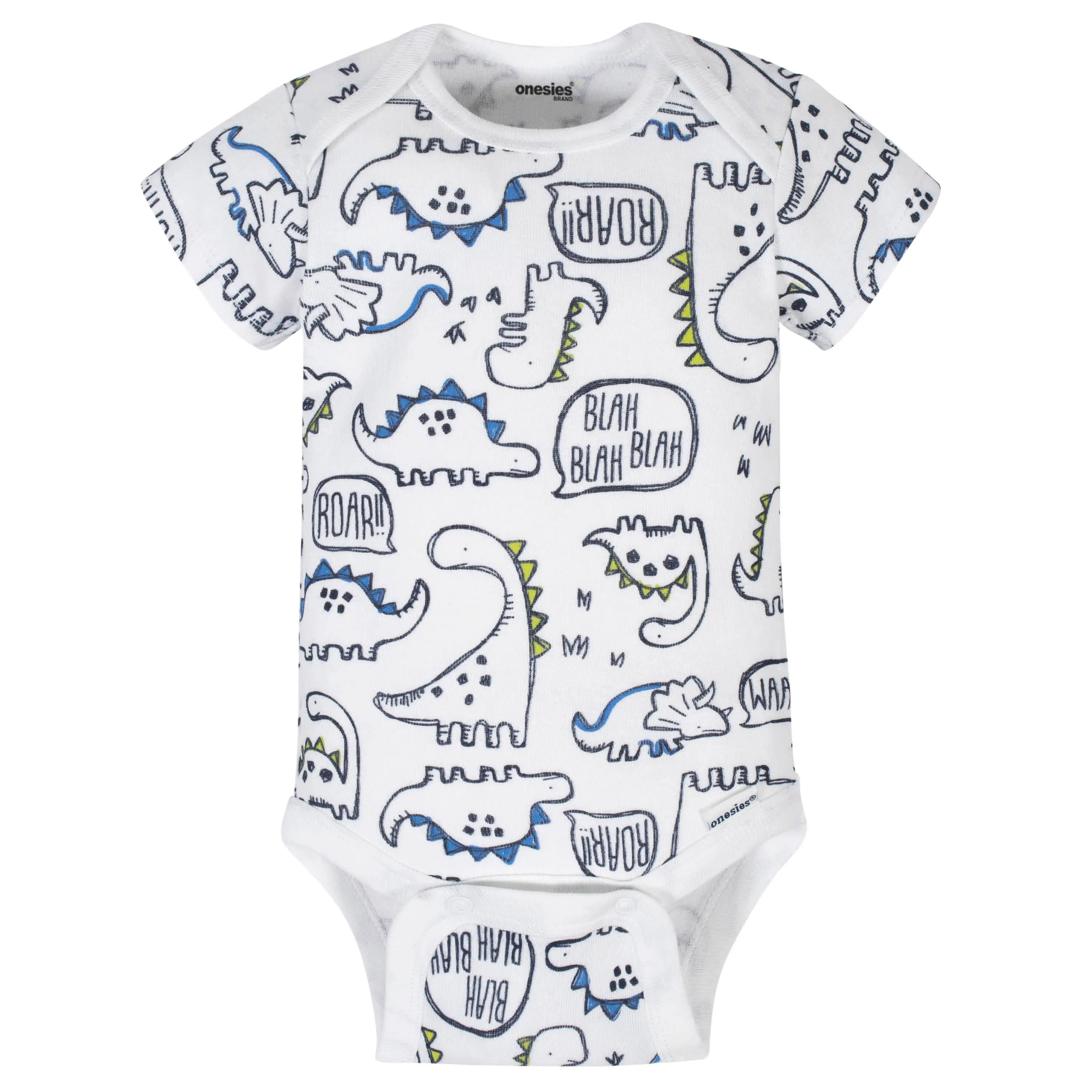 6-Piece Baby Boys Dino Onesies® Brand Bodysuits & Pants Set