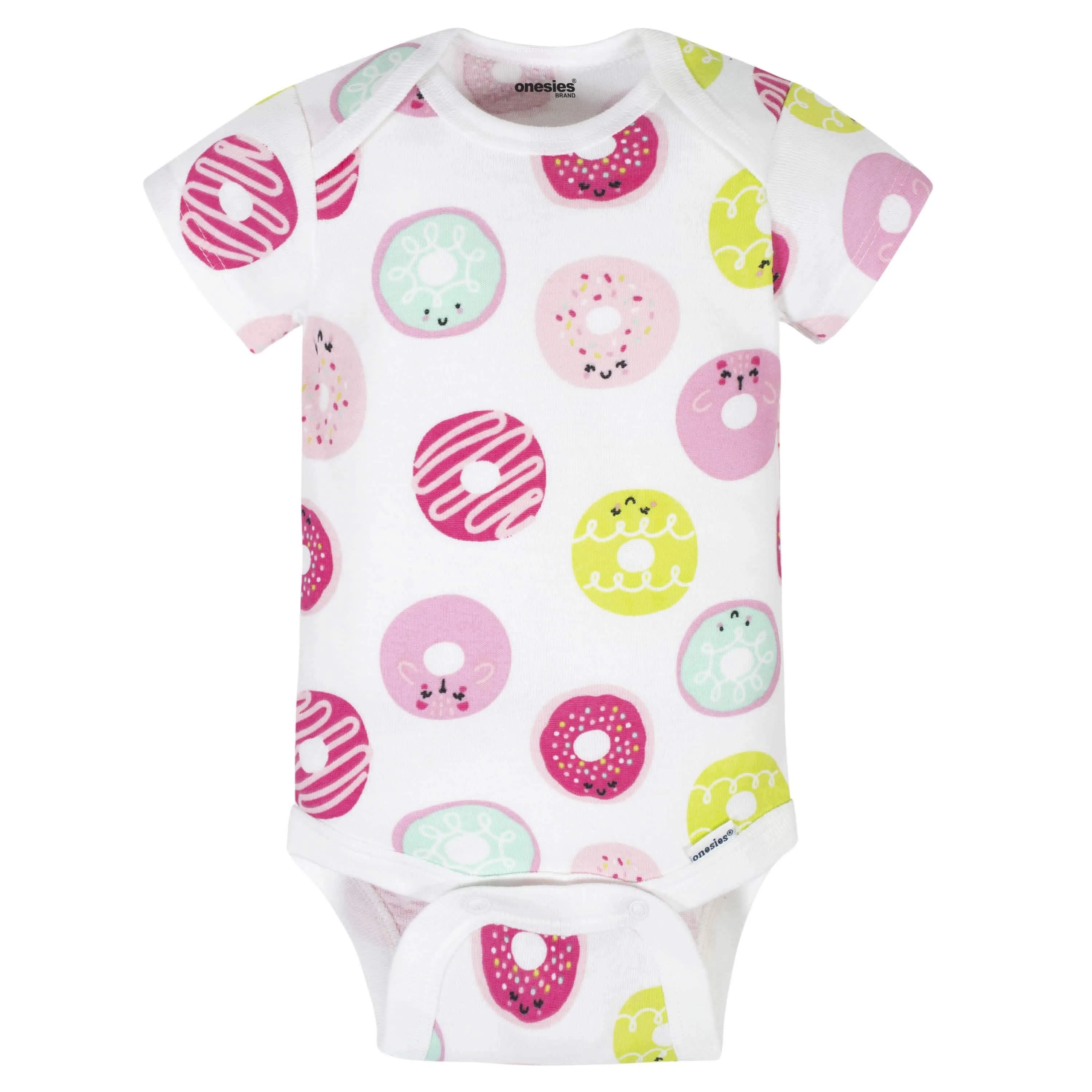 6-Piece Baby Girls Donut Onesies® Brand Bodysuits & Pants Set