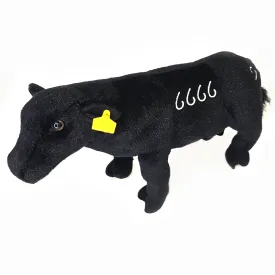 6666 Branded Cow Stuffed Animal