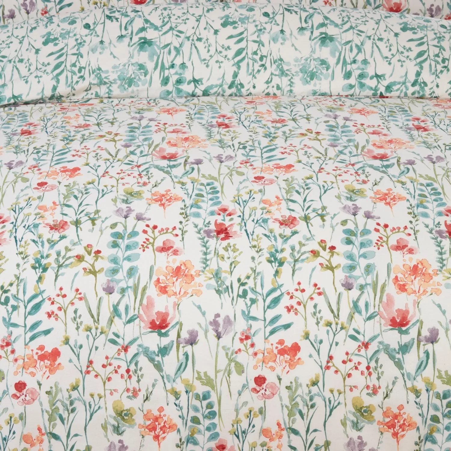 Amaryllis Floral Multi Reversible Duvet Set