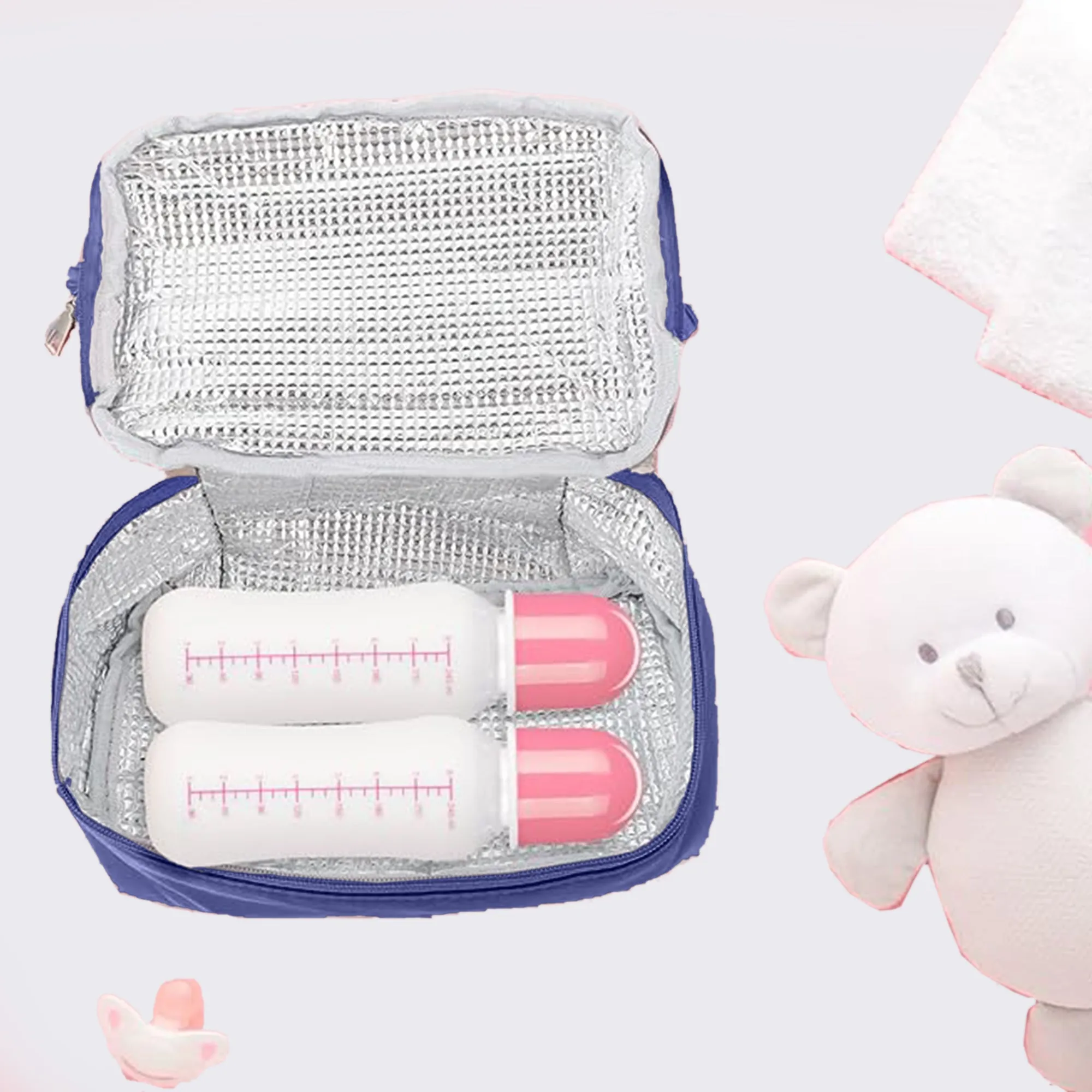 Babymoon Milk Preservation Baby Moms Mothers Diaper Bag | Portable Travel Insulated | Milk Bottle Container Storage Cooler Bag | Jungle Paradise