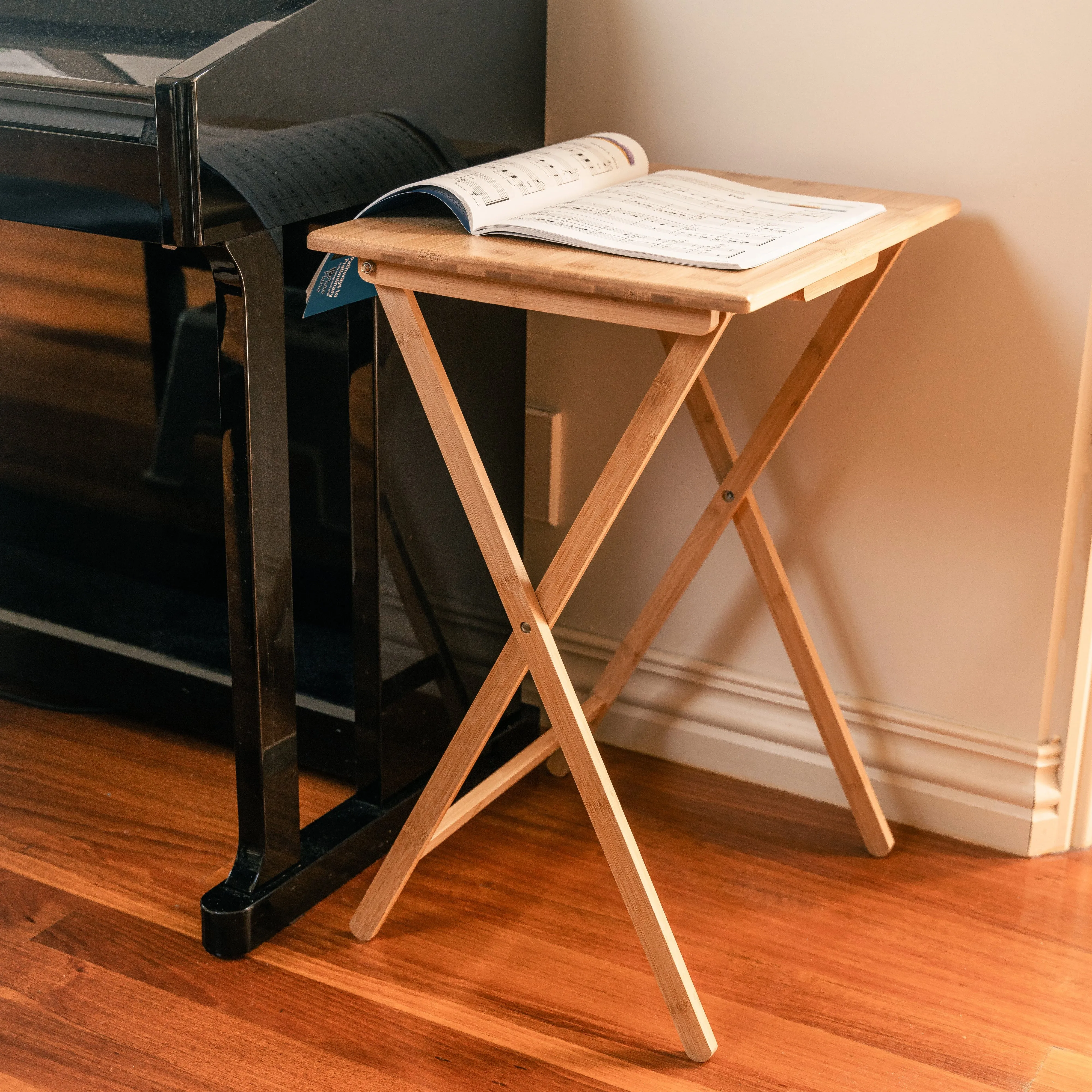 Bamboo Folding Laptop Tray & Snack Table