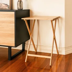 Bamboo Folding Laptop Tray & Snack Table