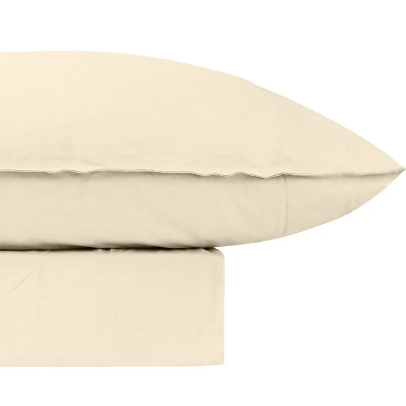 Bas Phillips Bamboo Linen Natural Quilt Cover Set