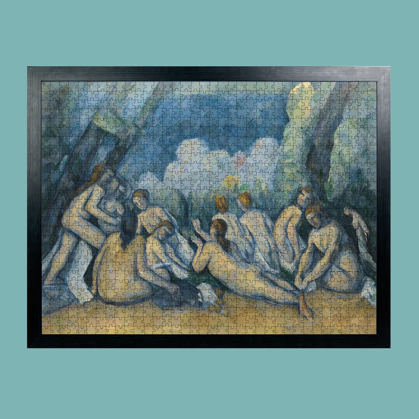 Bathers (Les Grandes Baigneuses) - National Gallery 1000 Piece Jigsaw Puzzle