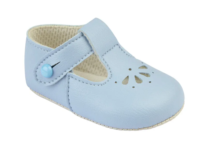 Baypods - Baby pram shoes, pale blue, B617