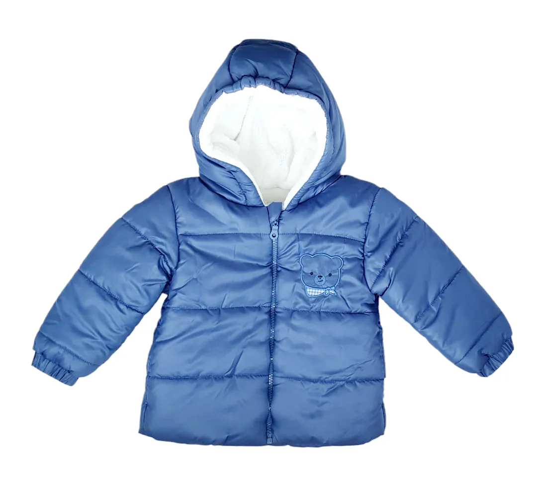 Bebetto Puffer Jacket Blue Bear (9mths-3yrs)