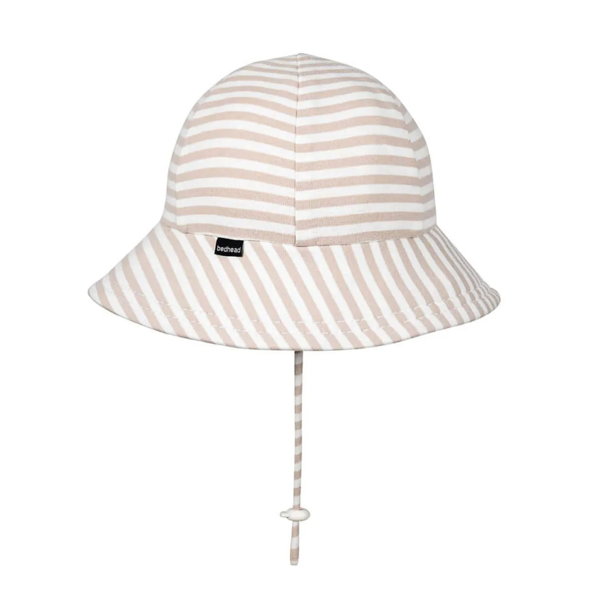 Bedhead Baby Bucket Hat with Strap - Limited Edition - Natural Stripe