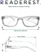 Blue-Light-Blocking-Reading-Glasses-Clear-0-25-Magnification-Computer-Glasses