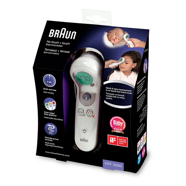 Braun - No Touch   Forehead Thermometer ( Ntf 3000 )