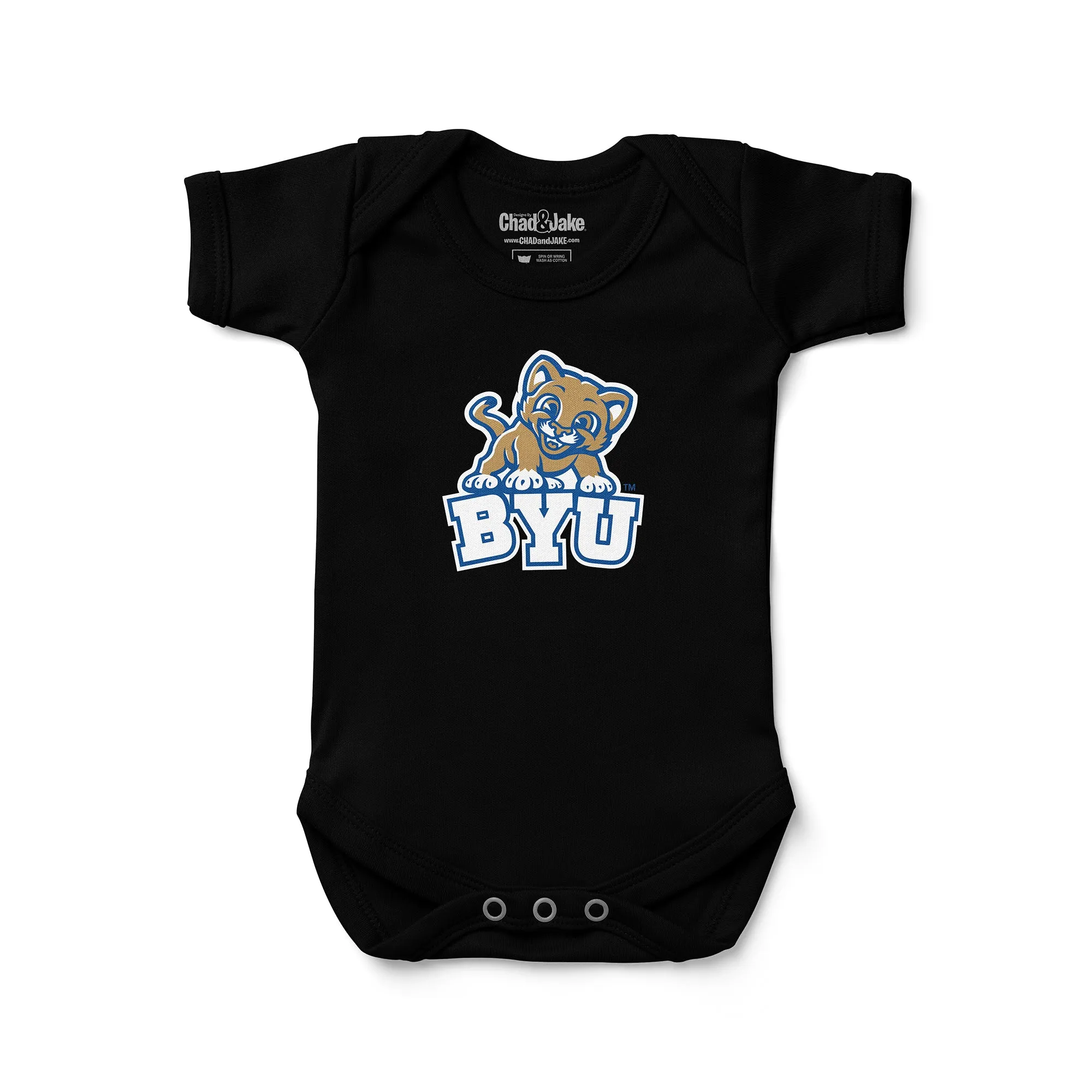 Brigham Young Cougars Youth Logo Bodysuit