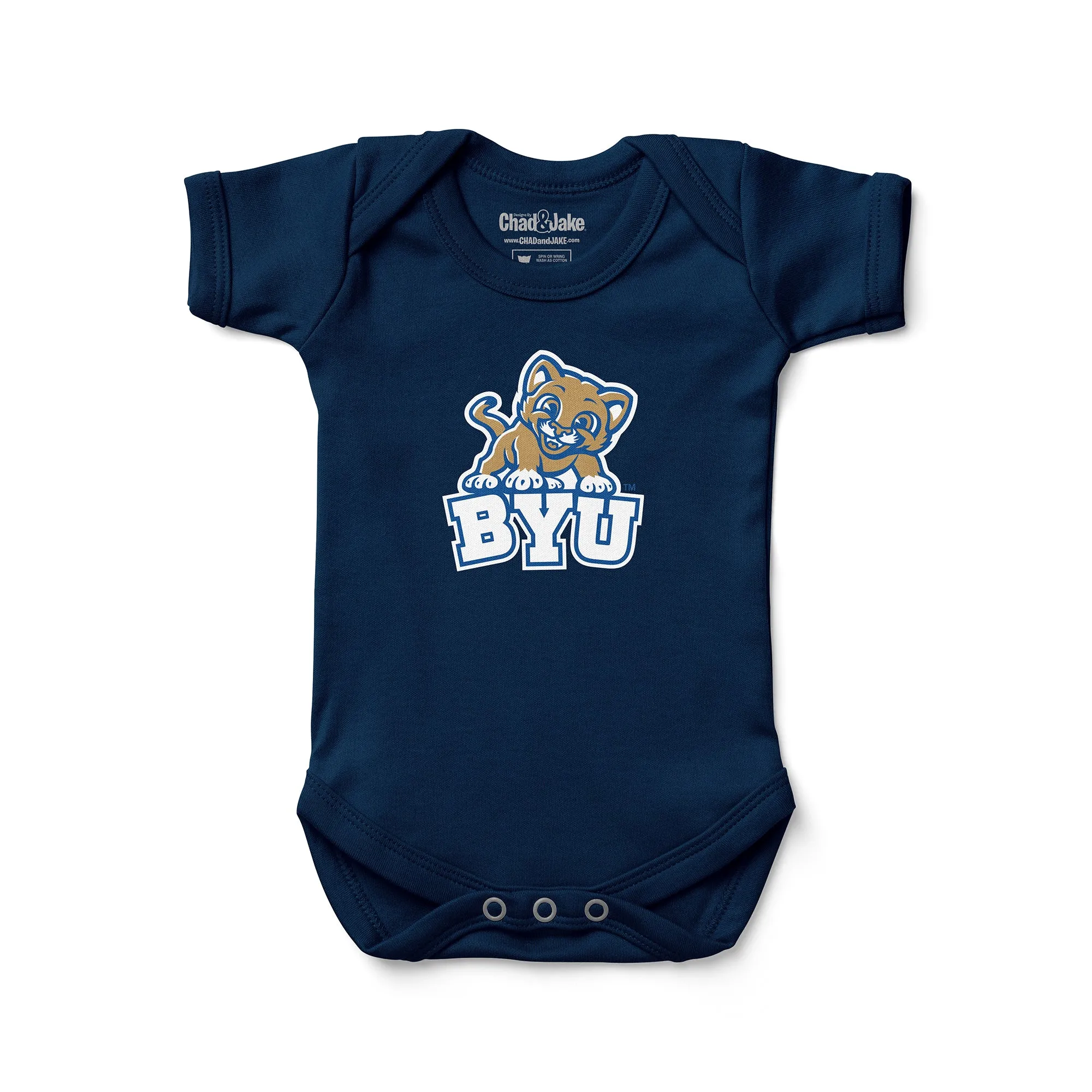 Brigham Young Cougars Youth Logo Bodysuit