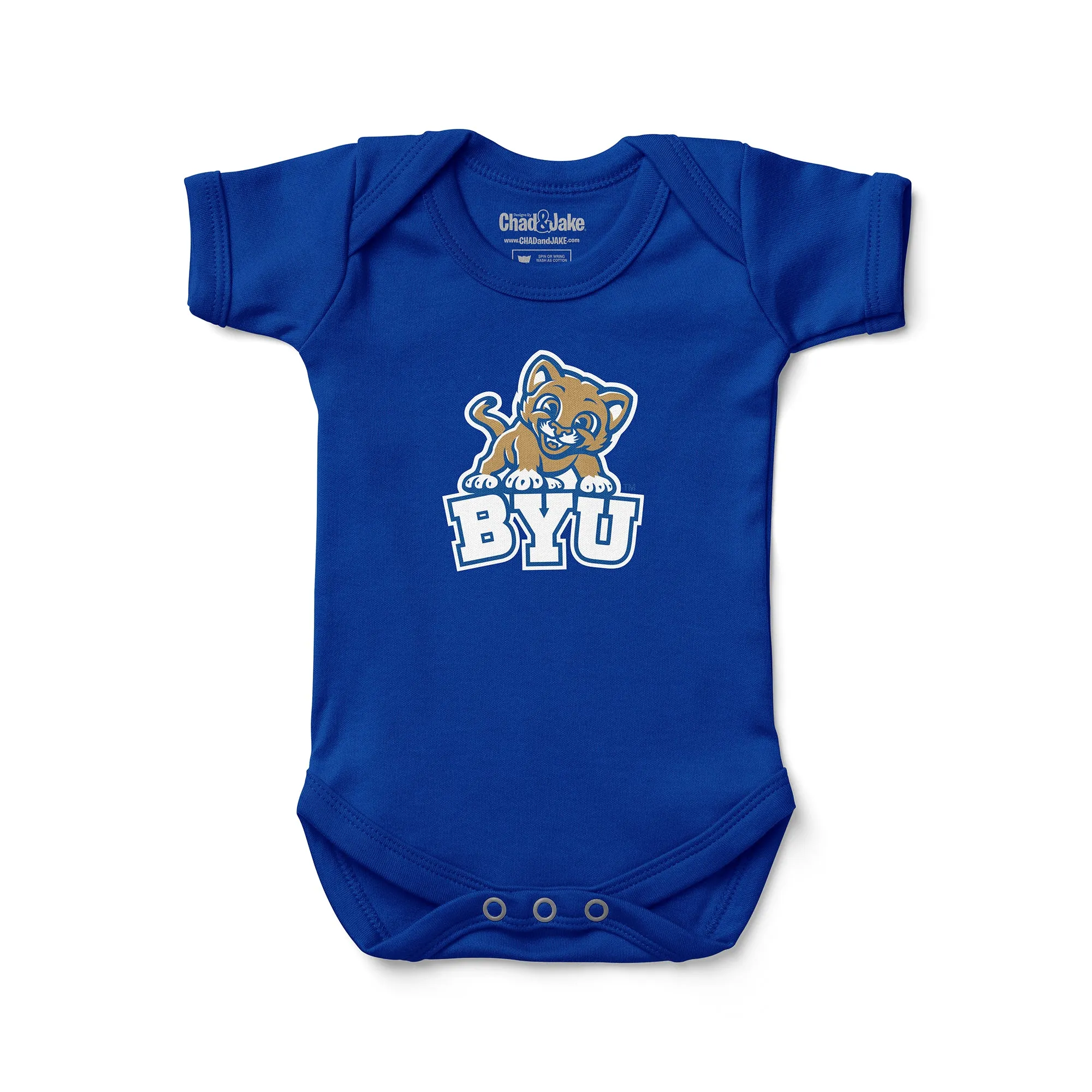 Brigham Young Cougars Youth Logo Bodysuit