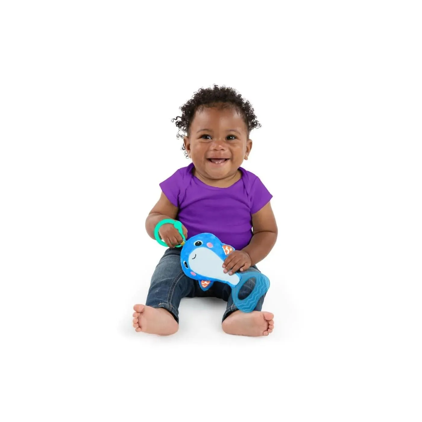 Bright Starts Whale-a-Roo Pull & Shake Activity Toy