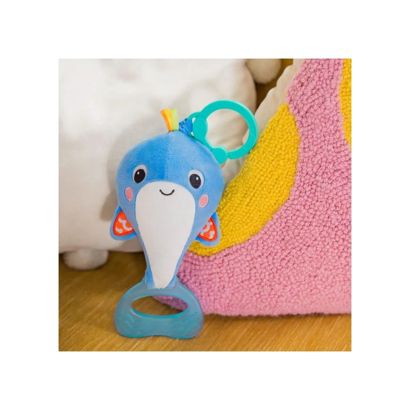 Bright Starts Whale-a-Roo Pull & Shake Activity Toy