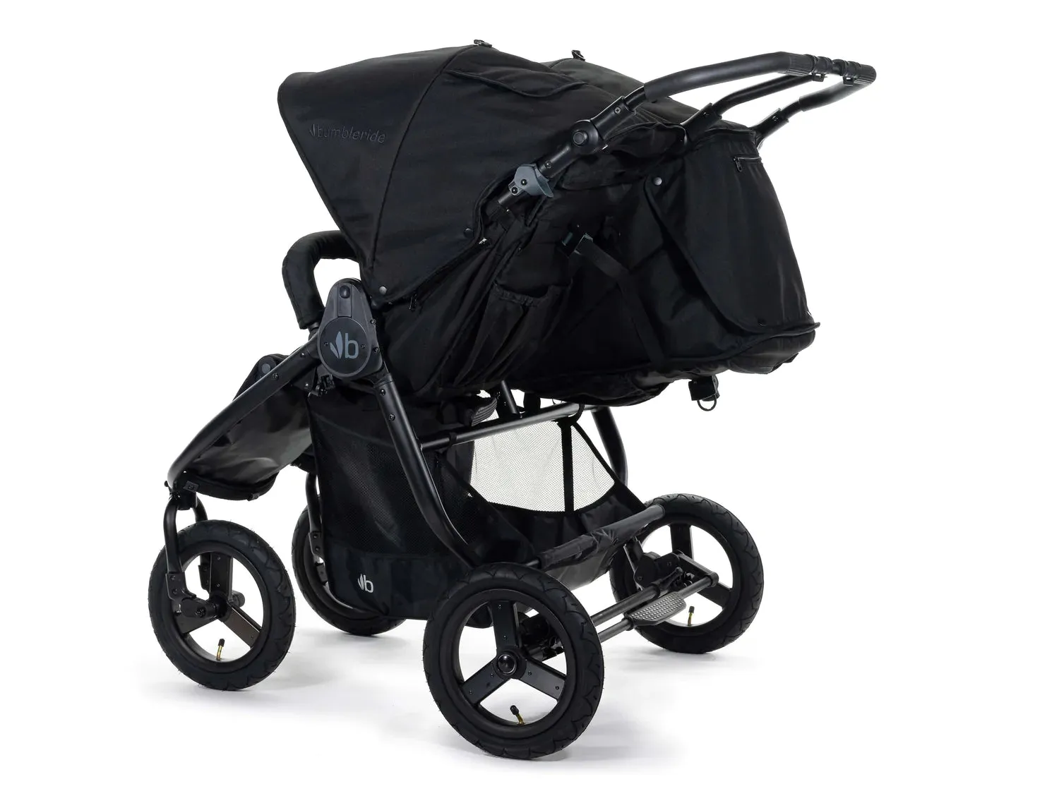 Bumbleride Indie Twin / Double Stroller Matt BLACK