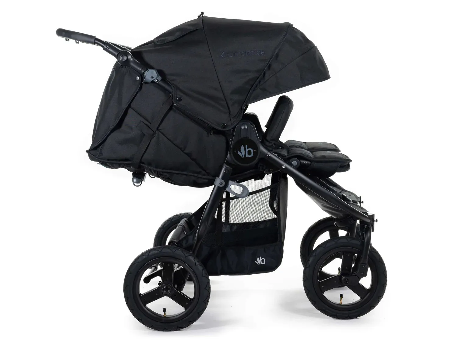 Bumbleride Indie Twin / Double Stroller Matt BLACK