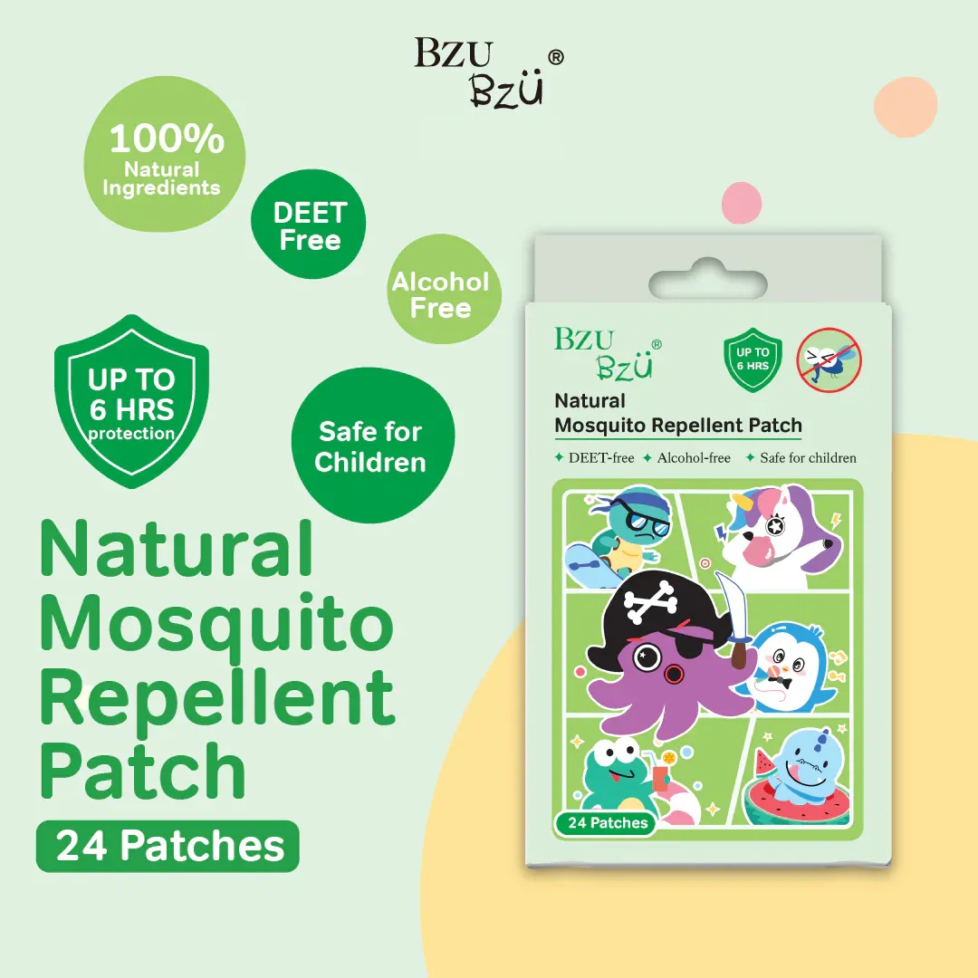 Bzu Bzu Natural Mosquito Repellent Patch (24 Patches)