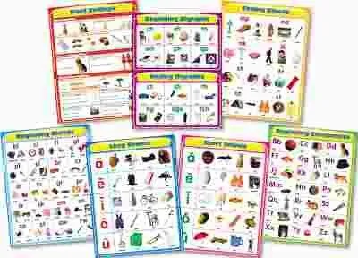 Chartlet Set Language Arts 17 Inch  X 22 Inch  1 Set