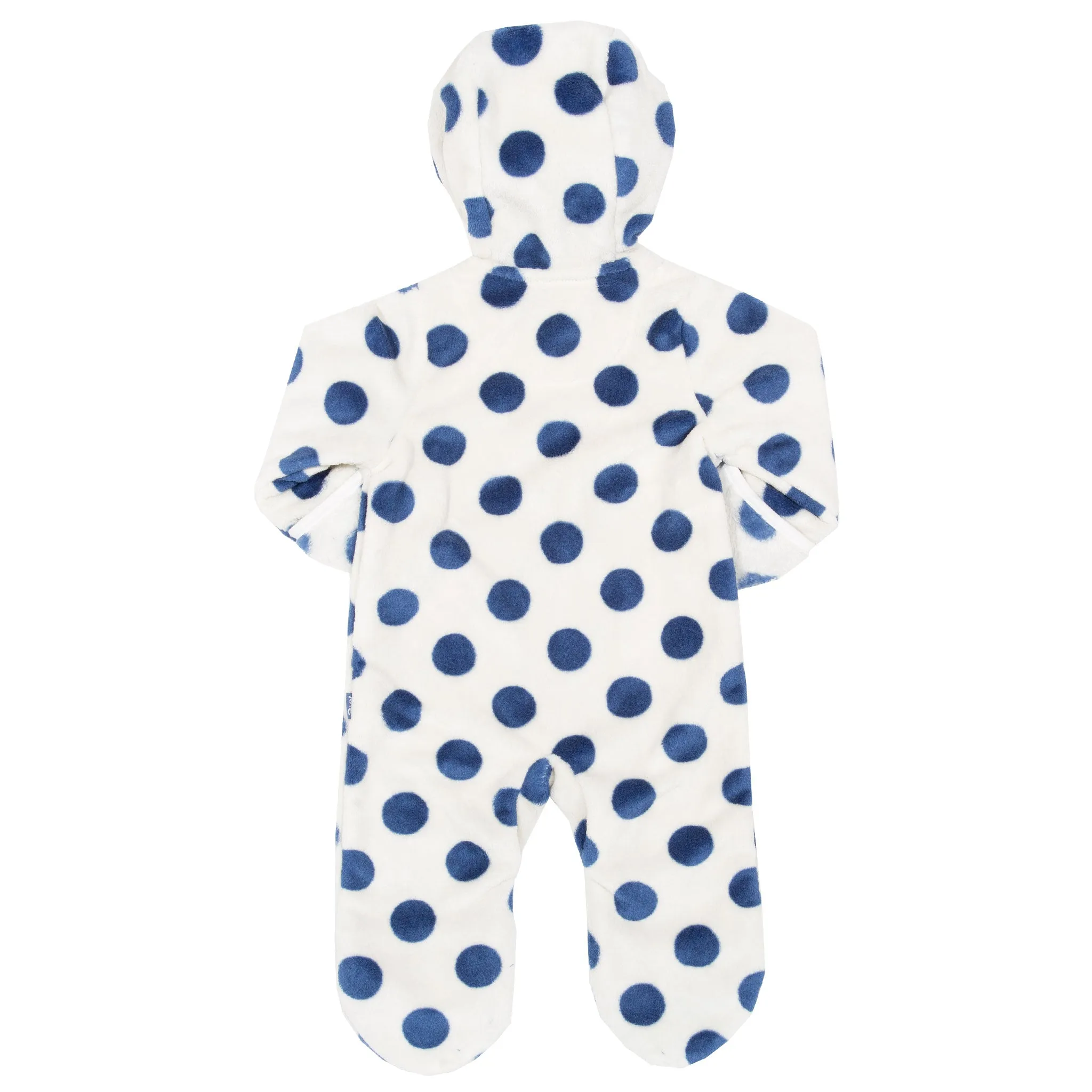 Dotty fleece onesie