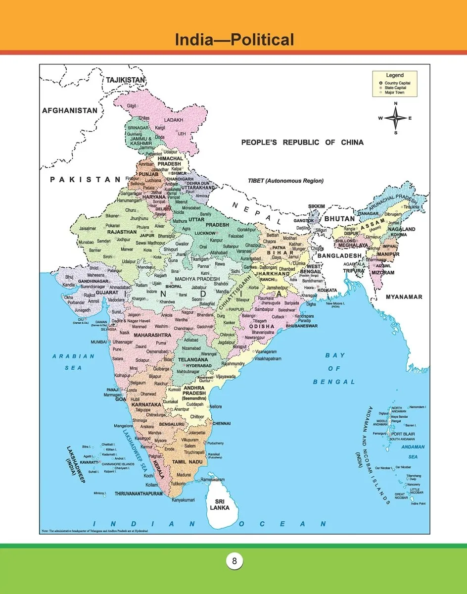 Dreamland Publications Atlas of India