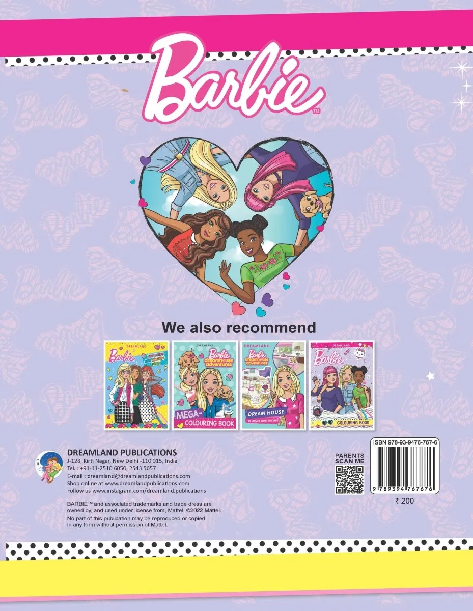 Dreamland Publications Barbie Colouring Book