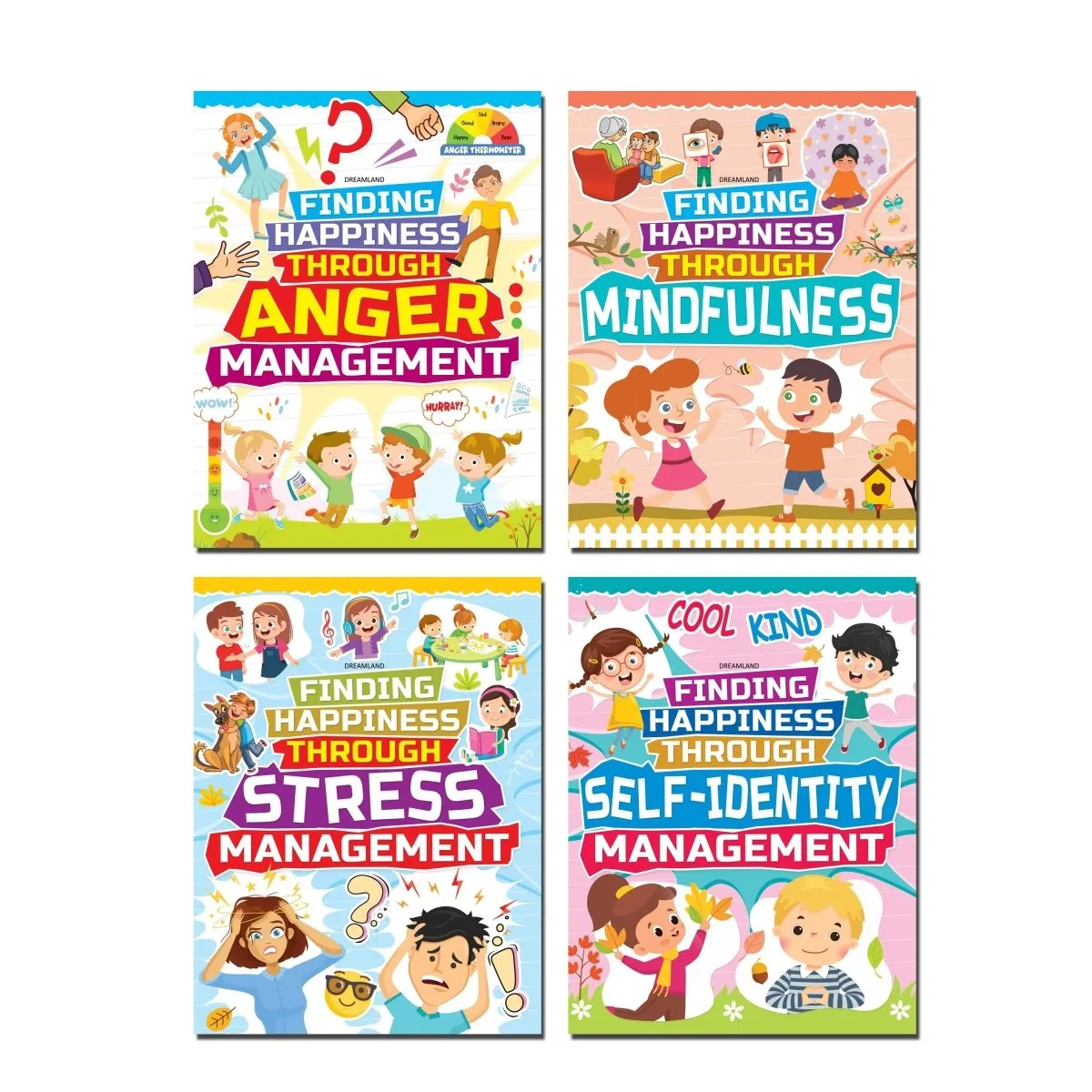 Dreamland Publications Finding Happiness Books Pack (Pack of 4 Books)