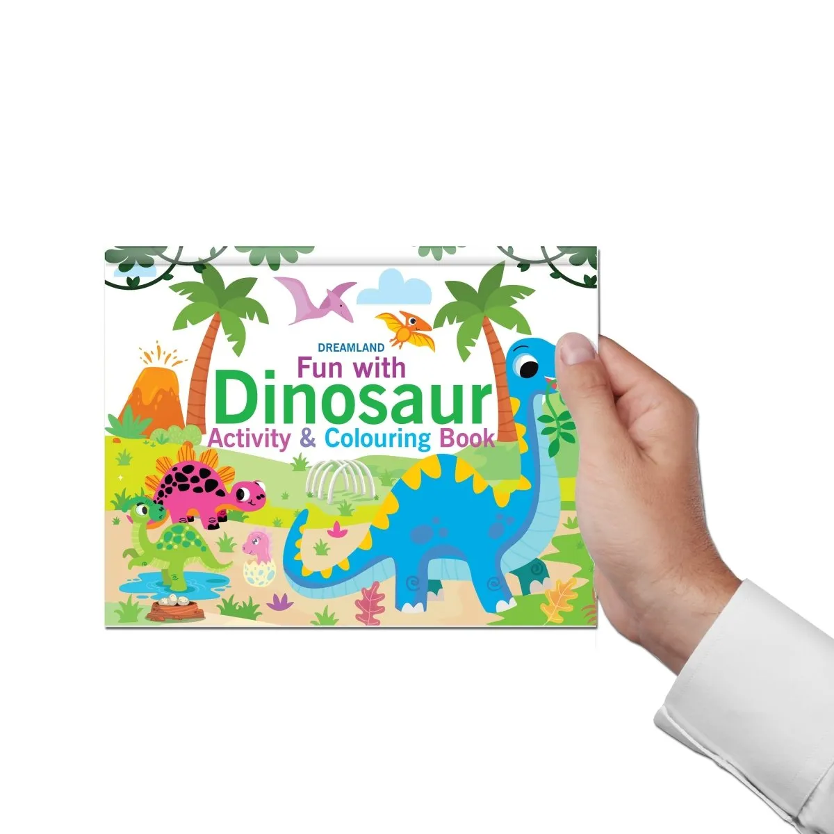 Dreamland Publications Fun With Dinosaur Activity & Coloring