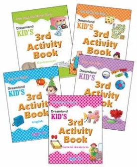 Dreamland Publications Kid's 3rd Activity Pack (5 Titles)