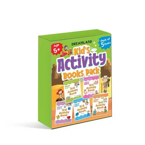 Dreamland Publications Kid's 3rd Activity Pack (5 Titles)