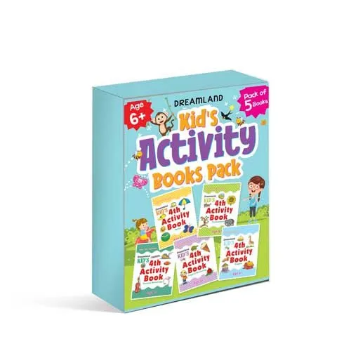 Dreamland Publications Kid's 4th Activity Pack (5 Titles)