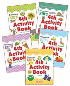 Dreamland Publications Kid's 4th Activity Pack (5 Titles)