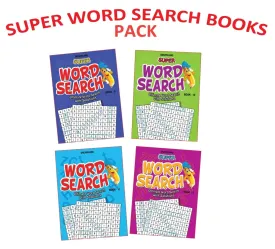 Dreamland Publications Super Word Search Pack 2- (4 titles)