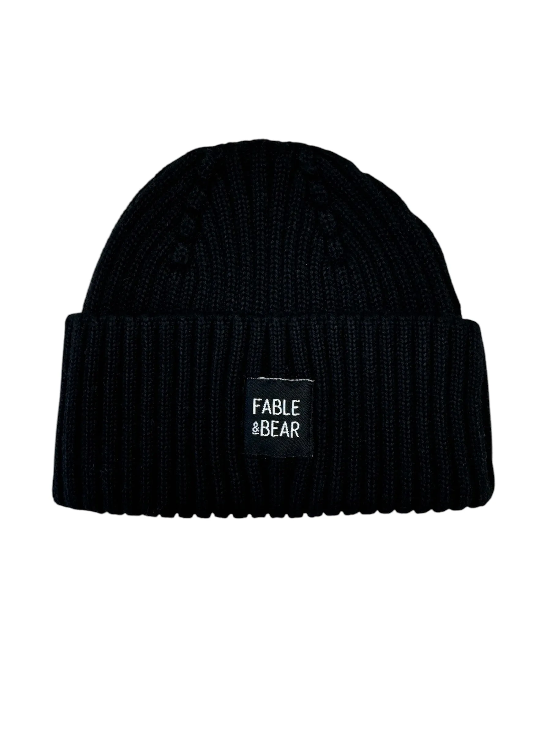 Fable & Bear - Rib Hat, Black