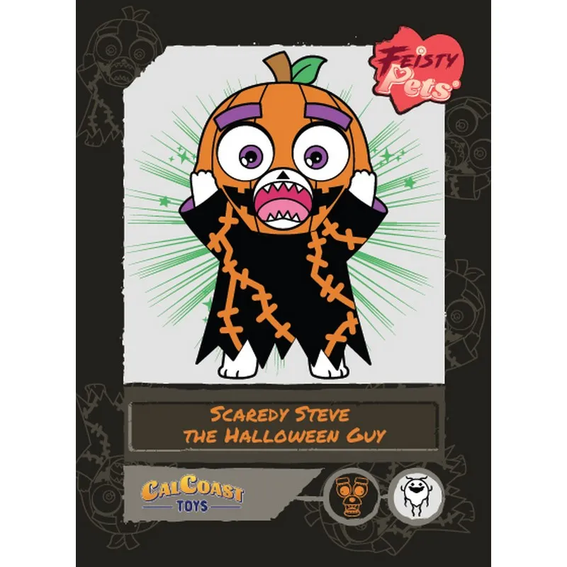 Feisty Pets® Scaredy Steve the Halloween Guy