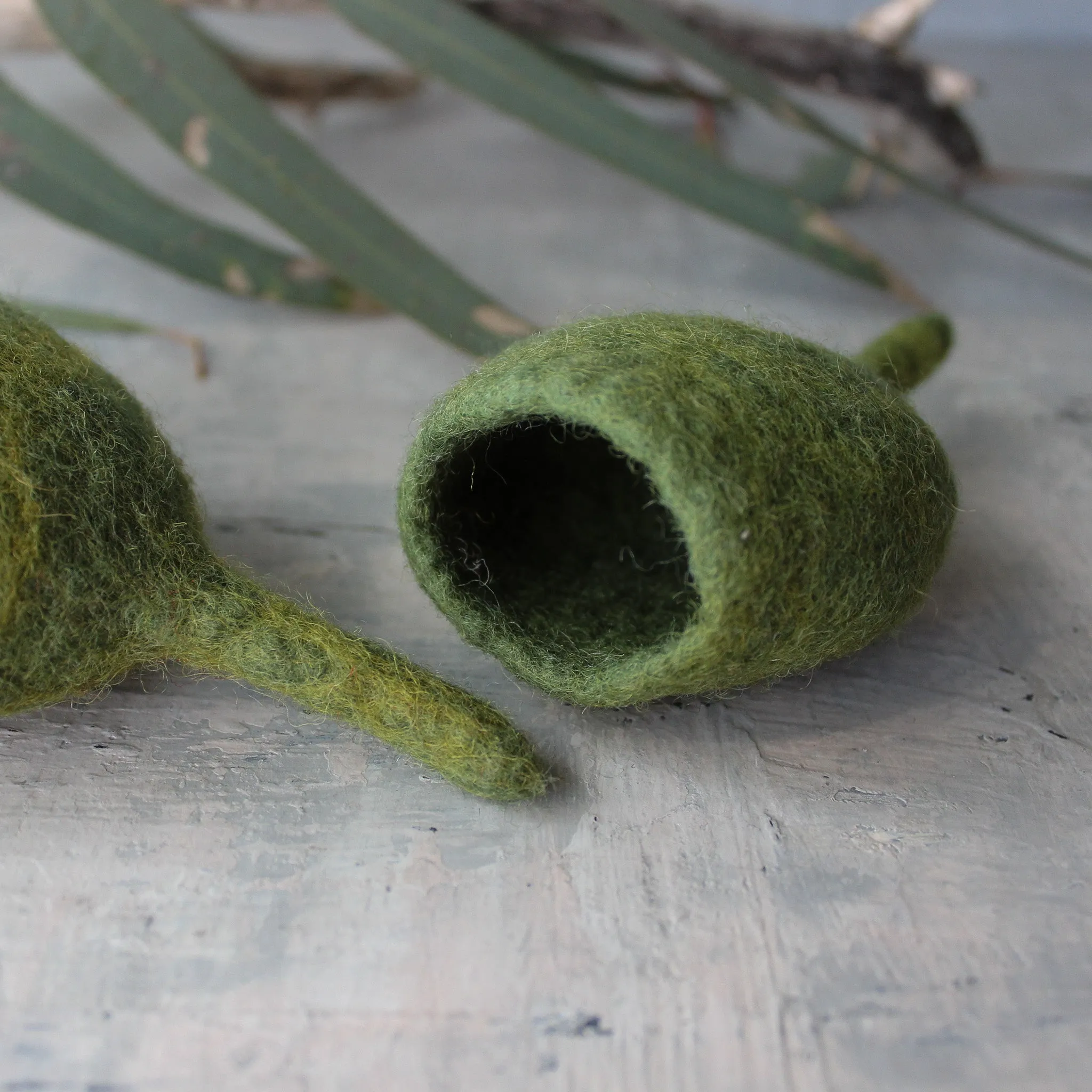 Felt Gumnut Pod