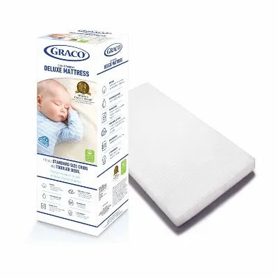 Graco Deluxe Foam Crib and Toddler Mattress, GREENGUARD Gold Certified