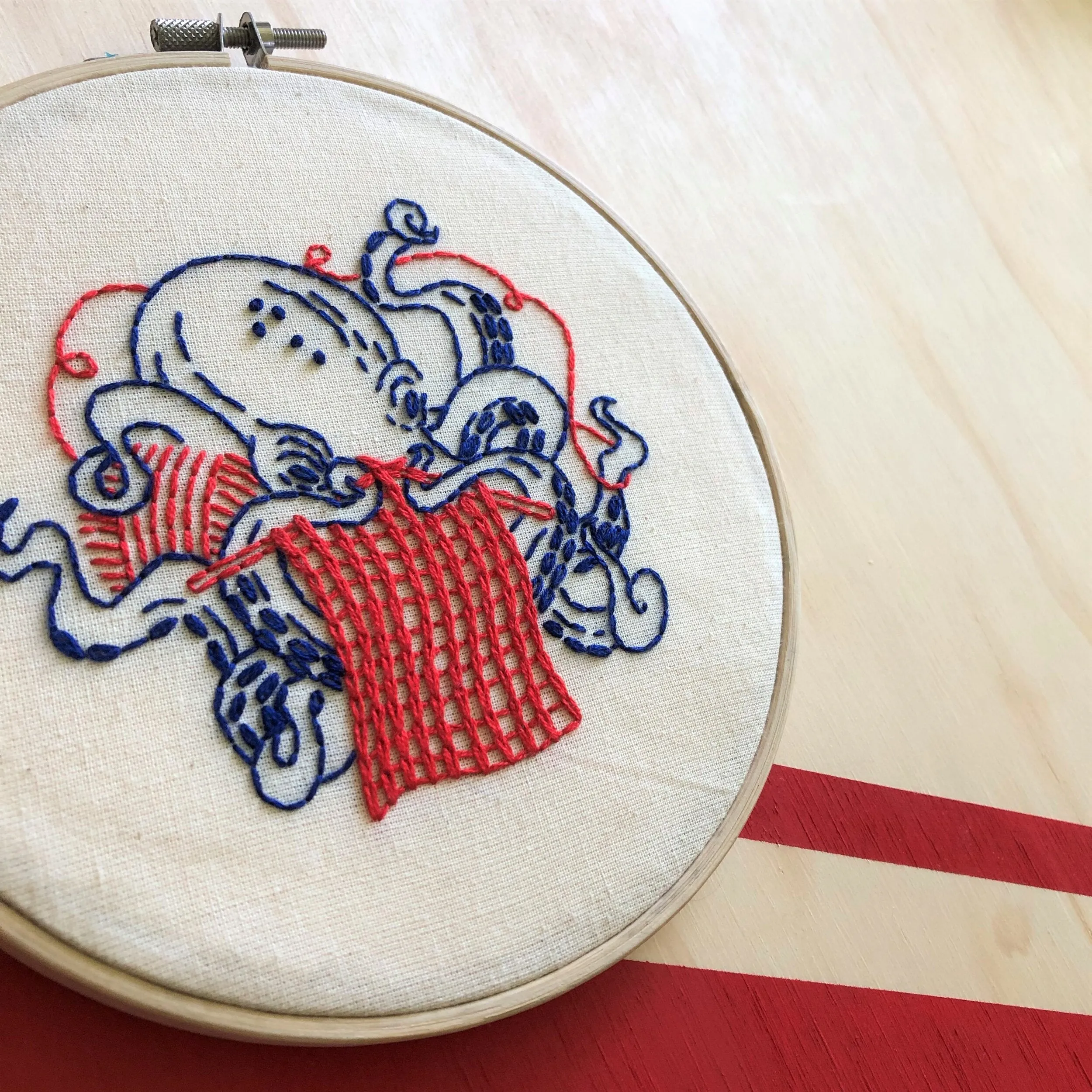 Hook, Line & Tinker Embroidery Kits