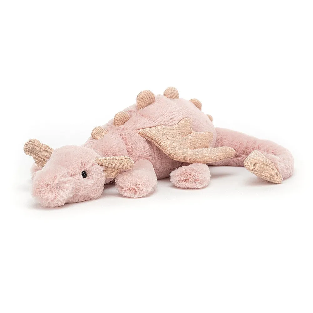 Jellycat Rose Dragon :: Little (10")