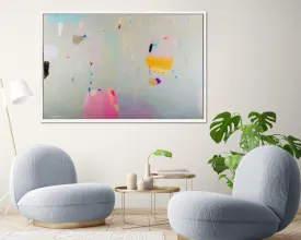 LARGE ABSTRACT ART painting print, Large modern wall art , colorful painting, acrylic abstract painting by Camilo Mattis