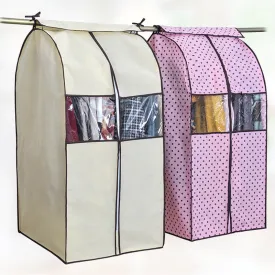 Large Capacity Cloth Hanging Suit Coat Dust Cover Protector Wardrobe Storage Bag