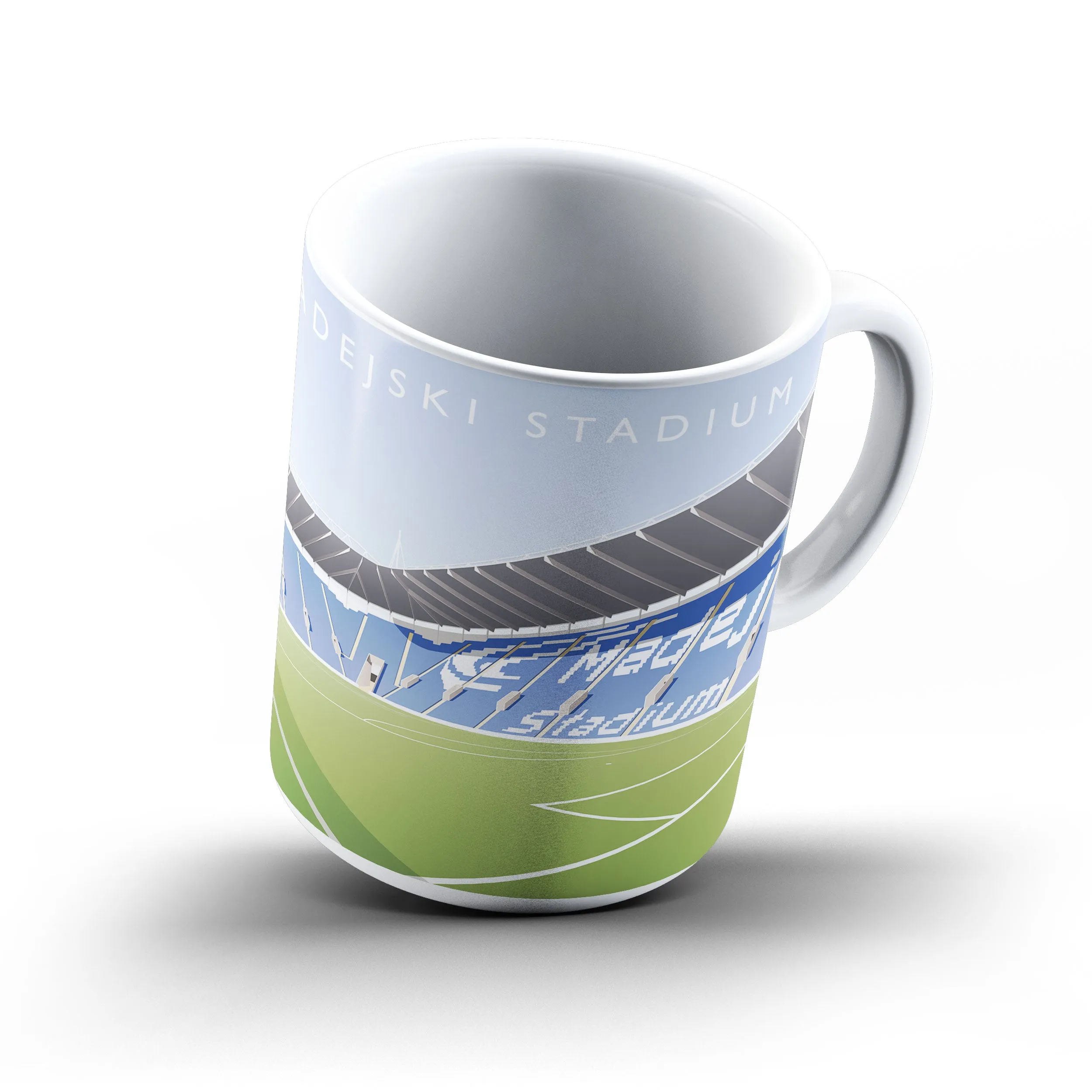 Madejski Stadium Illustrated Mug