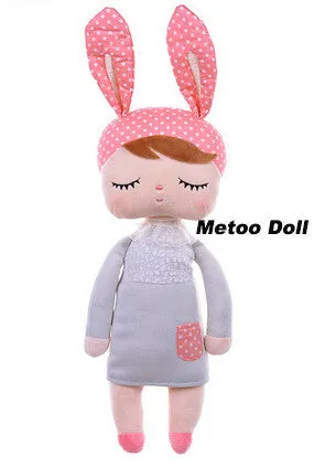 Metoo Dolls Angela rabbit 35cm baby plush toy doll sweet cute stuffed toys Dolls for kids girls Birthday/Christmas Gift